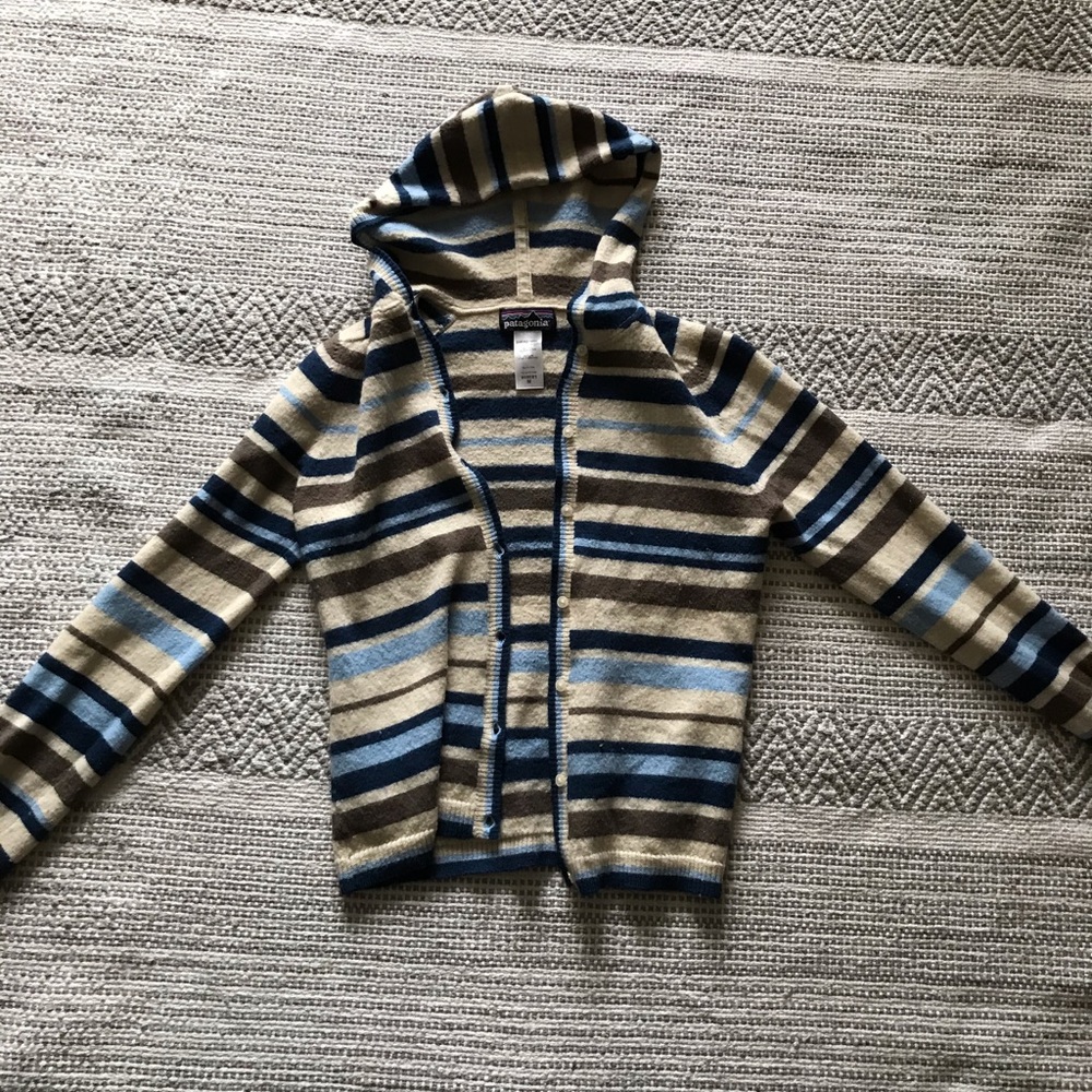 Stripe Pattern Patagonia Button Up Cardigan - image 2